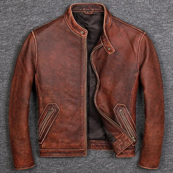 Cowhide Leather Jacket