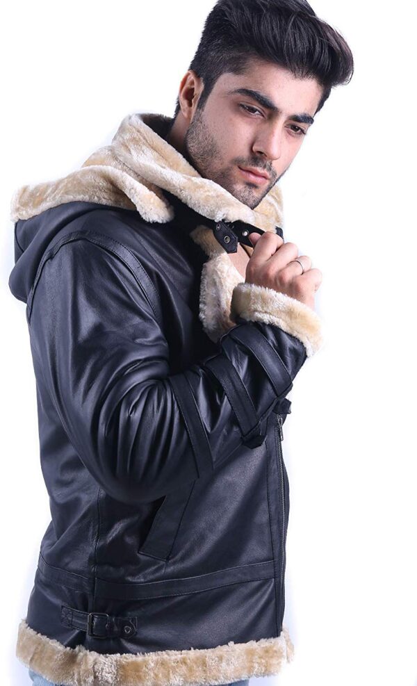 RAF Aviator Bomber Shearling Real Sheepskin Leather Flight Jacket